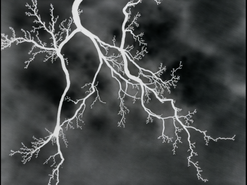 Branching dendritic structure